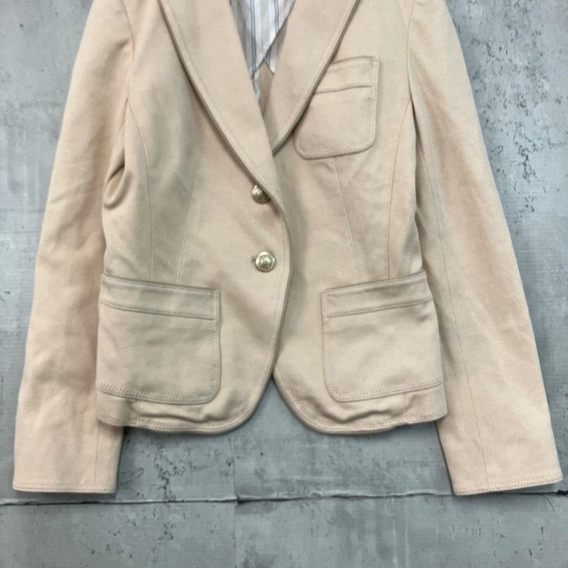 23区 ニジュウサンク ベージュ 34 テーラードジャケット ブレザー オン