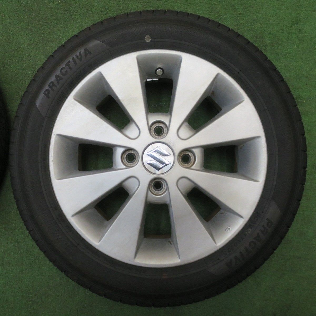 バリ溝！25年！9分☆スズキ ワゴンR 純正 155/65R14 プラクティバ 