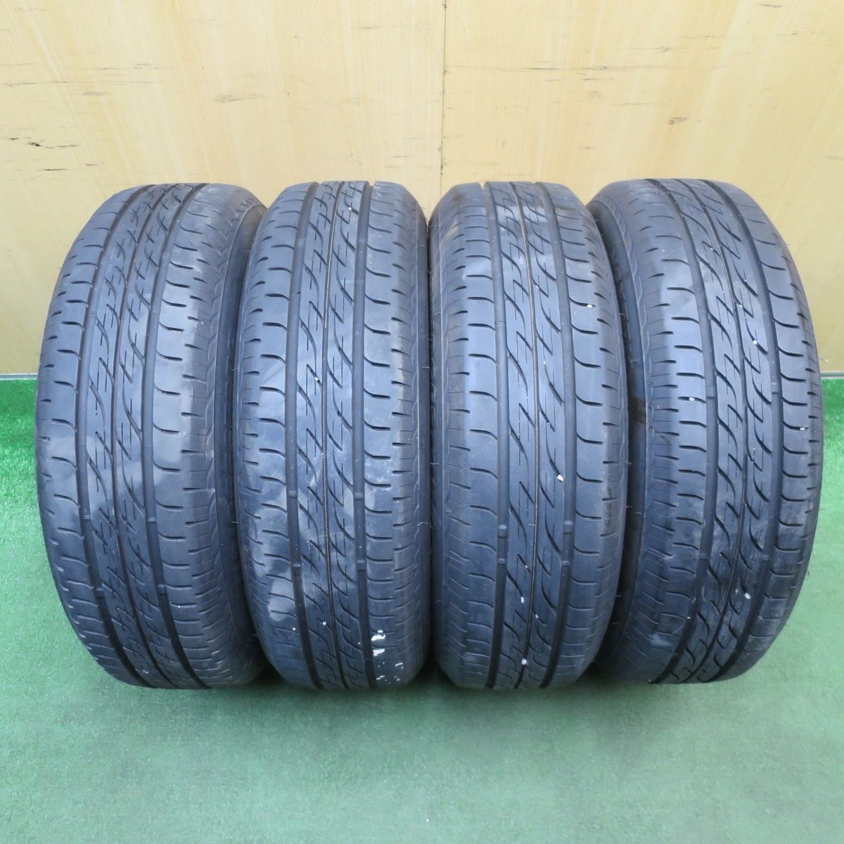 バリ溝！9.5分☆ホンダ フィット 純正 175/65R15 ブリヂストン 