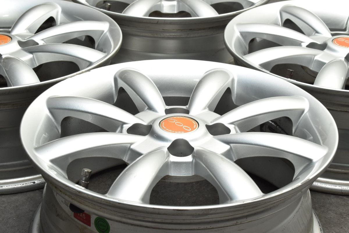 FIAT 500 純正サイズ】AGA 500 14in 5.5J +38 PCD98 4本セット 