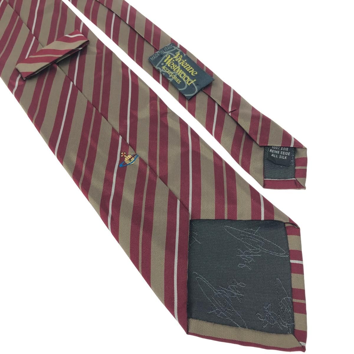 Vivienne Westwood ヴィヴィアンウエストウッド ネクタイ シルク100