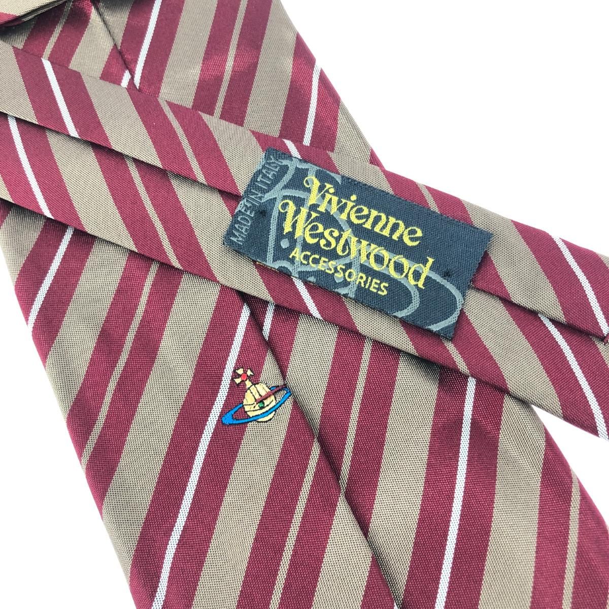 Vivienne Westwood ヴィヴィアンウエストウッド ネクタイ シルク100