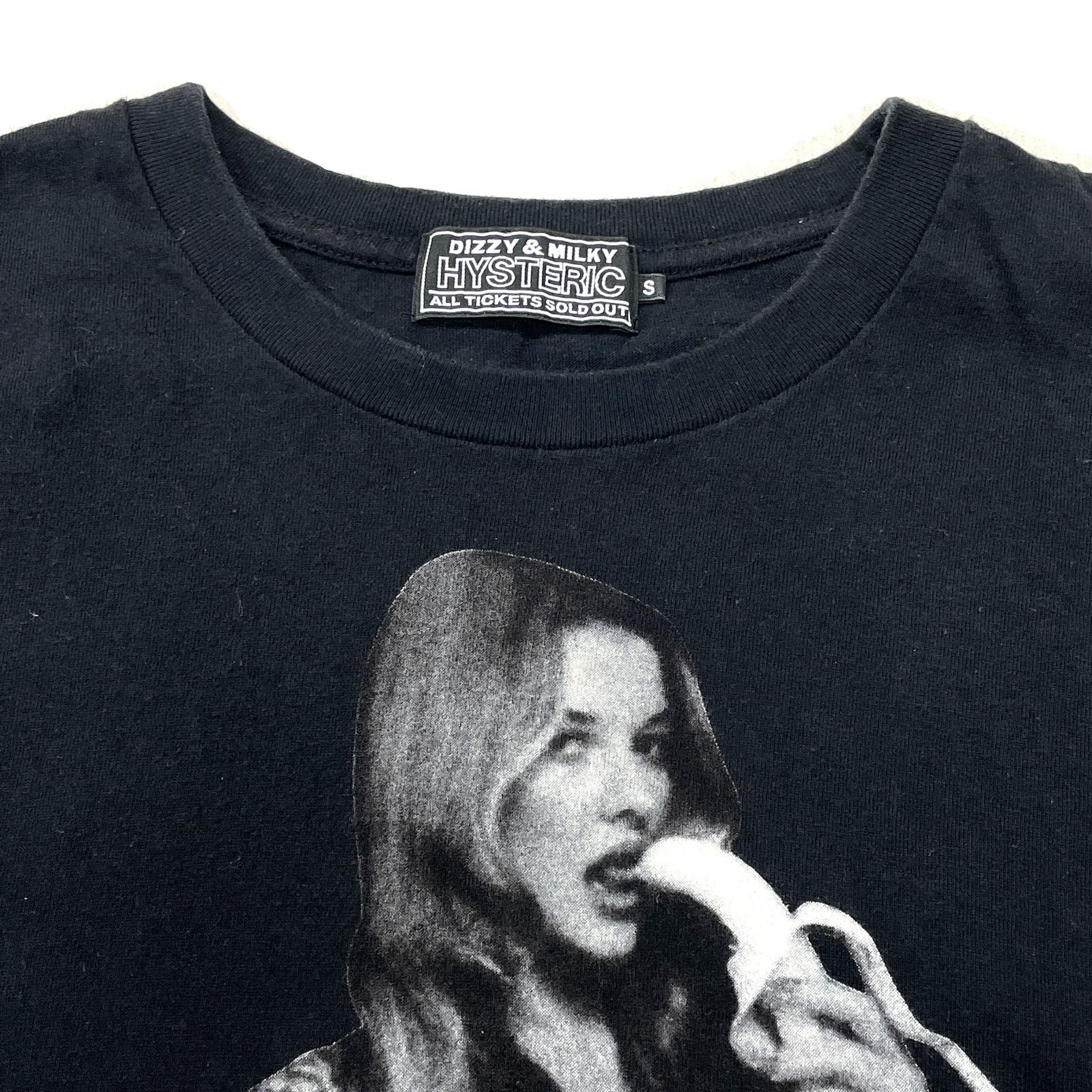 Hysteric Glamour ヒステリックグラマー ヒスガール ロゴTシャツ S BLK 
