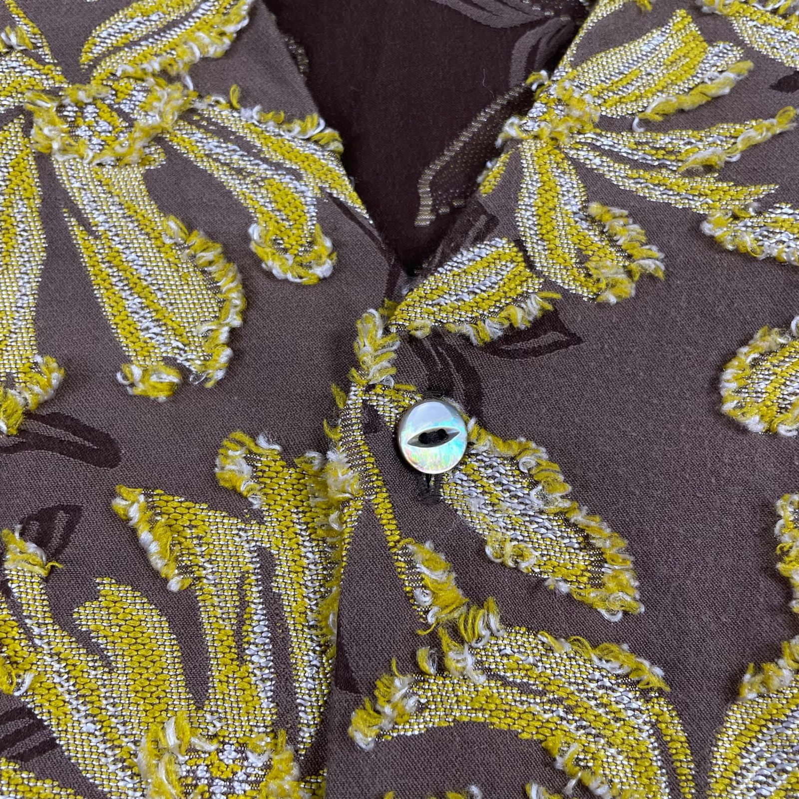 needles ニードルズ / V Neck Shirt Flower Cut jq PU223 参考定価 