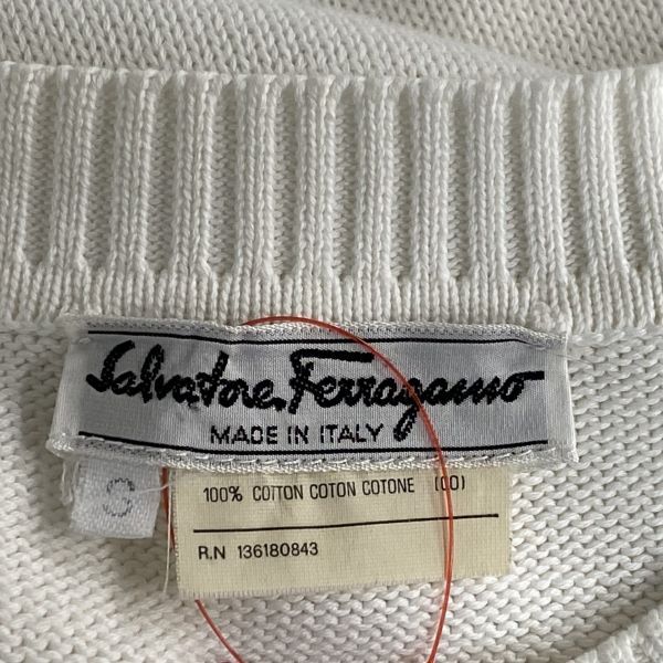 ○◇ サルヴァトーレフェラガモ Salvatore Ferragamo 半袖ニット