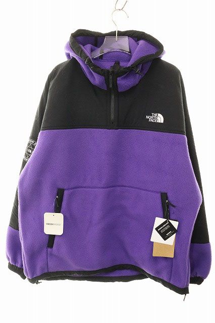 ザノースフェイス THE NORTH FACE HIM FLEECE PARKA XL NA72031 ヒム フリース パーカー プルオーバー ハーフジップ パープル 【ブランド古着ベクトル】260216