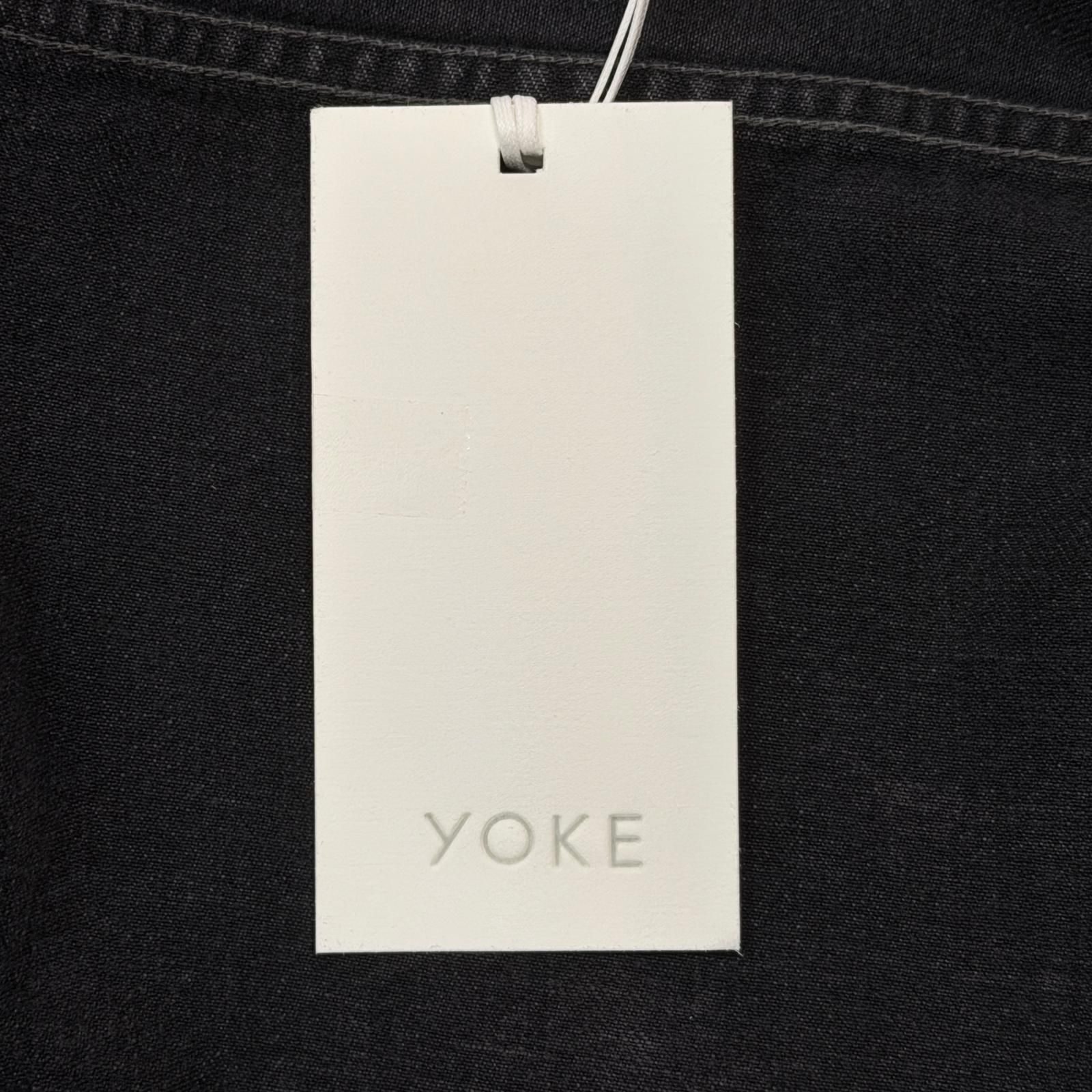 参考上代52800円 未使用 YOKE 25SS BLEACHED DENIM FRONT ZIP BLOUSON
