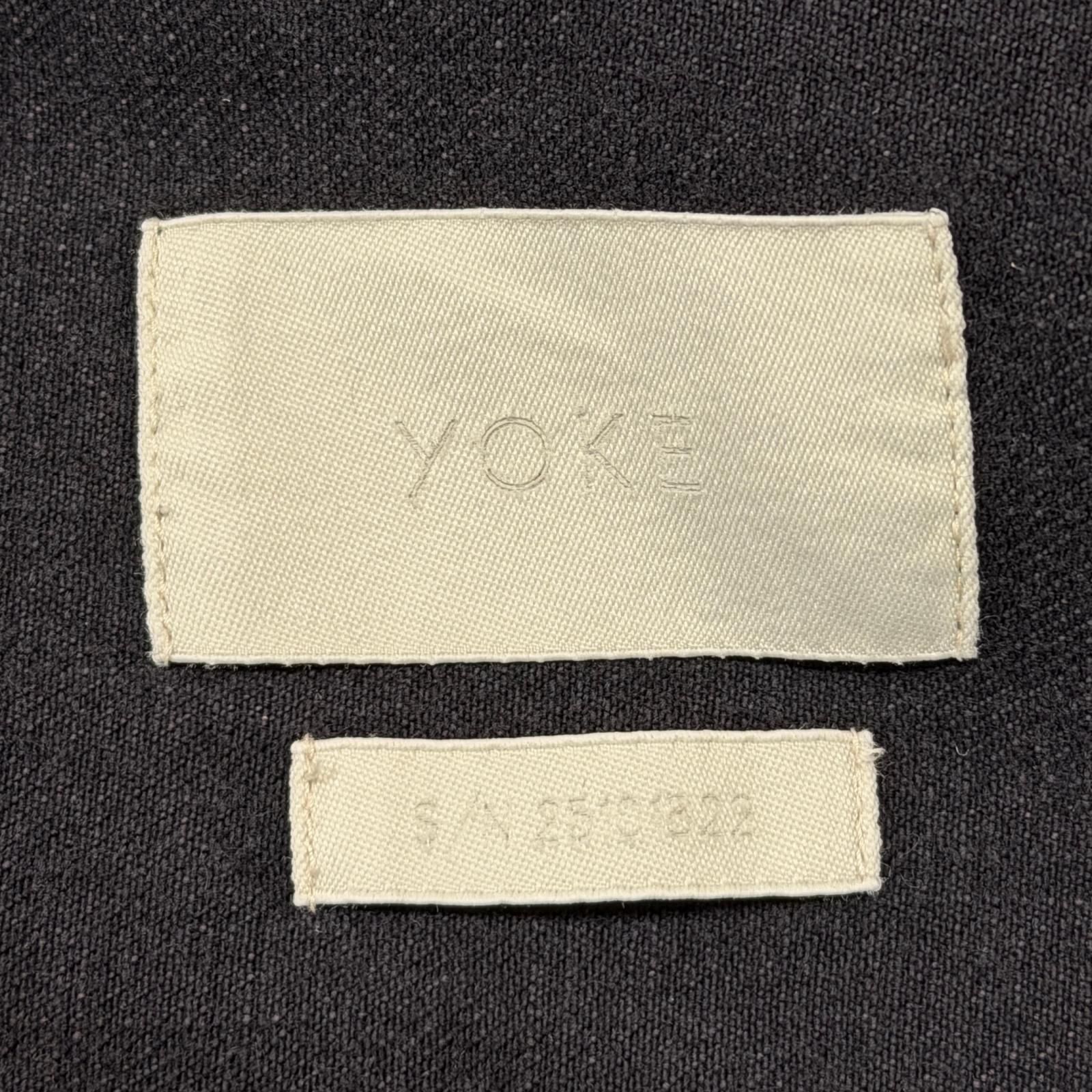 参考上代52800円 未使用 YOKE 25SS BLEACHED DENIM FRONT ZIP BLOUSON