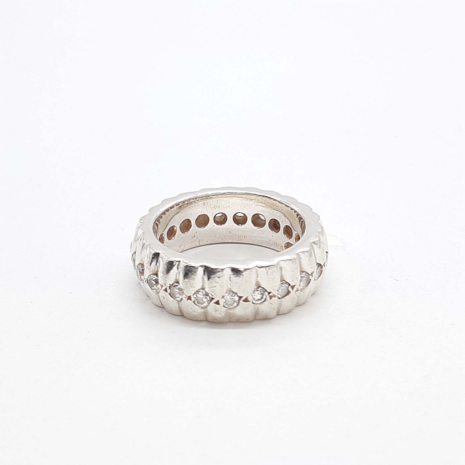 【送料込】◆Folli Follie◆シルバー ジルコニア ピンキーリング Folli Follie フォリフォリ リング ヴィンテージ SILVER 925 シルバー