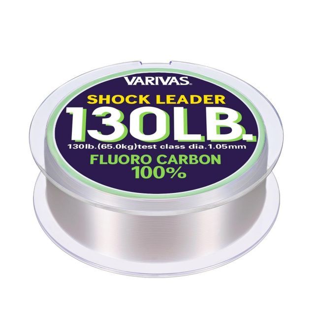【送料無料】VARIVAS(バリバス) ショックリーダー フロロカーボン 30m 40号 130lb ナチュラル