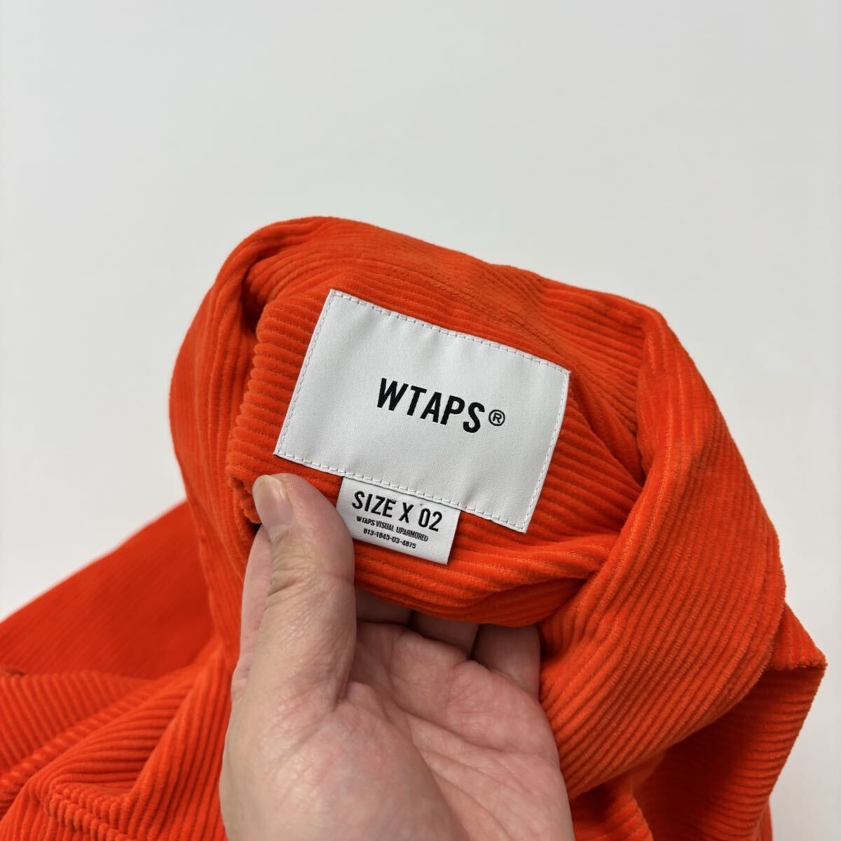 WTAPS オレンジ コーデュロイ 長袖シャツ WTAPS オレンジ コーデュロイ 長袖シャツ 【公式通販】