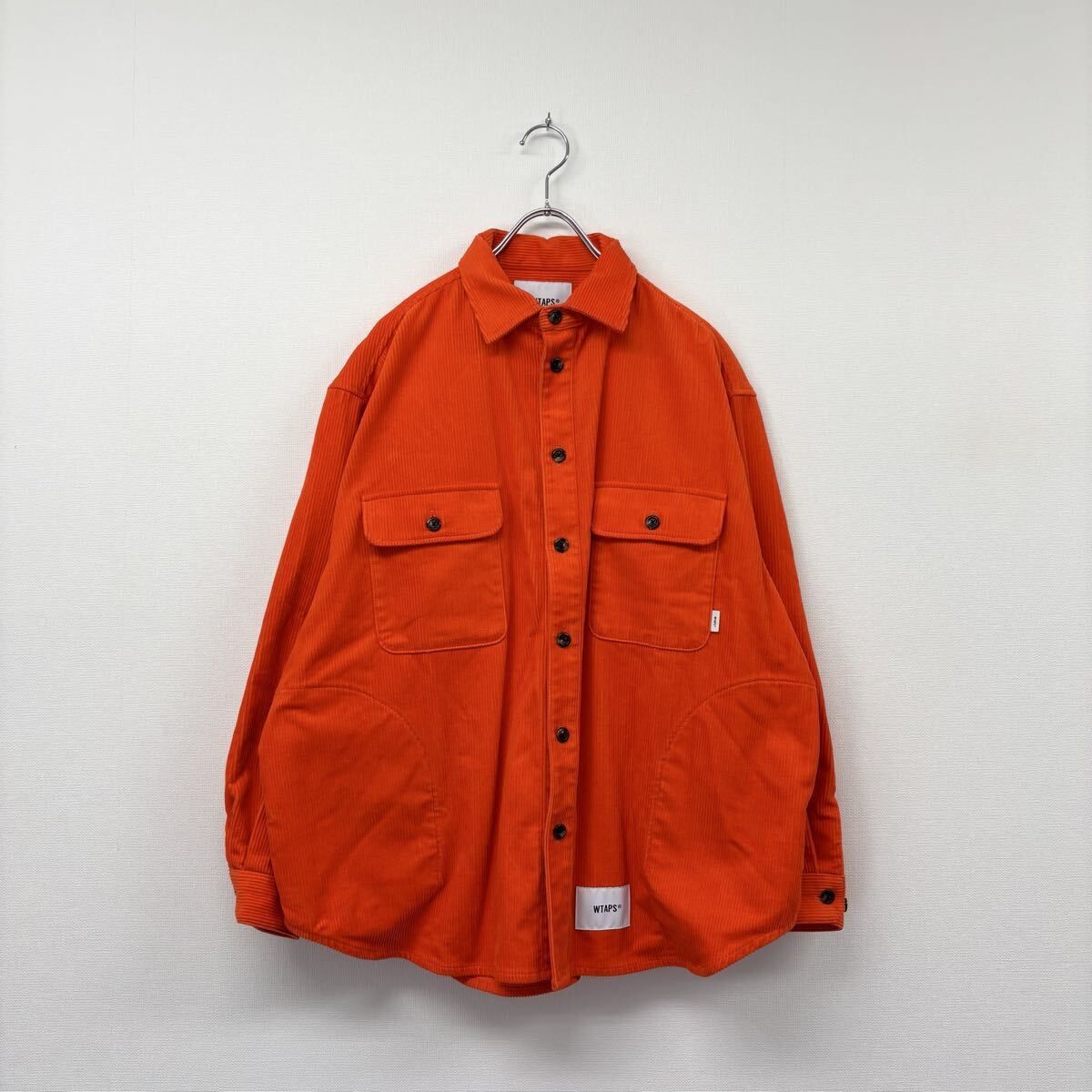 WTAPS オレンジ コーデュロイ 長袖シャツ WTAPS オレンジ コーデュロイ 長袖シャツ 【公式通販】