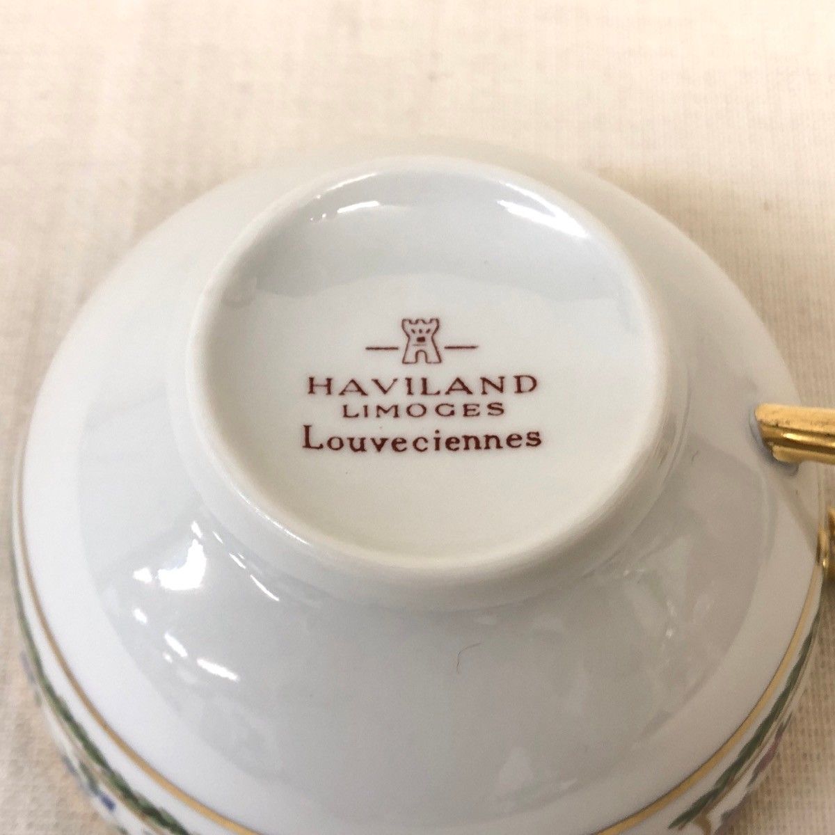HAVILAND アビランド Louveciennes ルーヴシエンヌ カップ＆ソーサー 