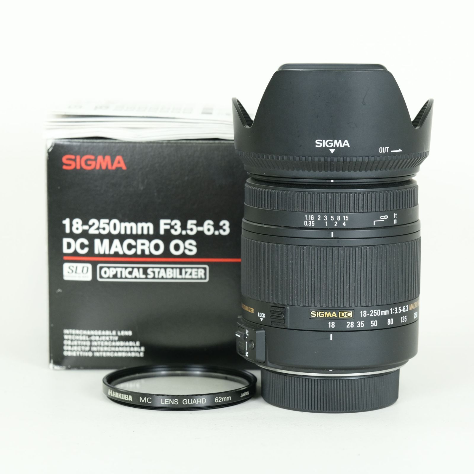 並品 | フィルター付] SIGMA 18-250mm F3.5-6.3 DC MACRO OS HSM 