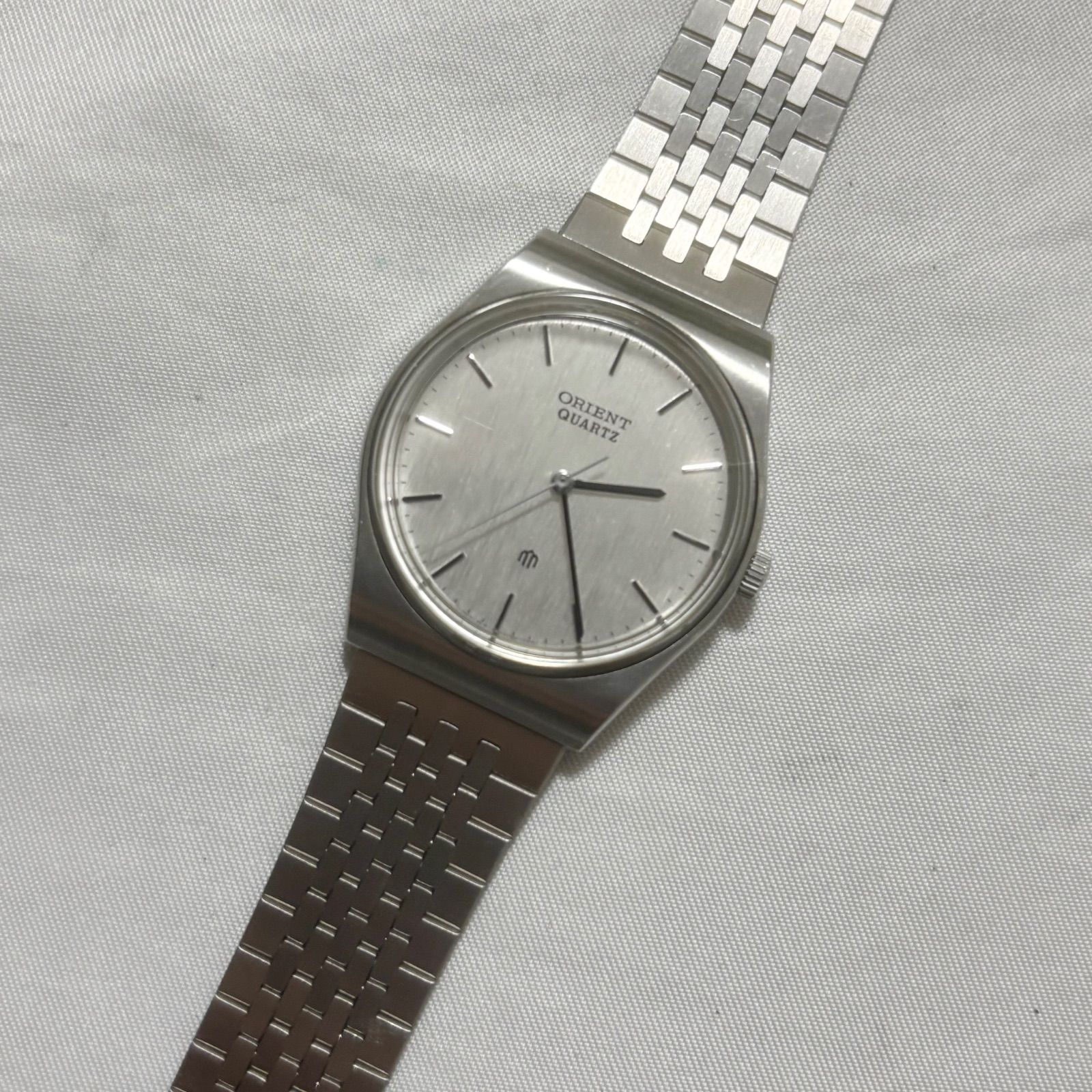 送料無料】ORIENT/オリエント/515117-60/シルバー/クォーツ腕時計/電池 