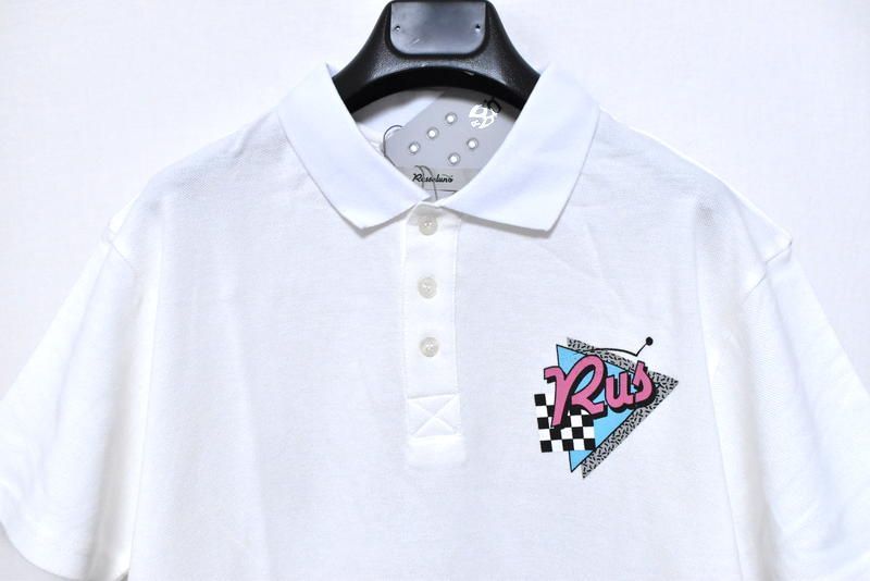 定価3万1900円】新品 ラッセルノ ゴルフ イーグル プリント ポロシャツ