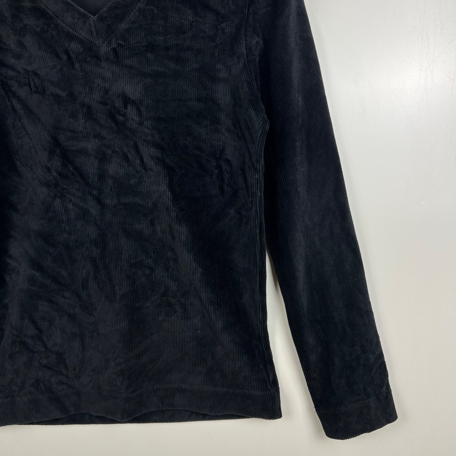 5351 POUR LES HOMME 00s y2k archive corduroy stretch L/S Tee 5351 
