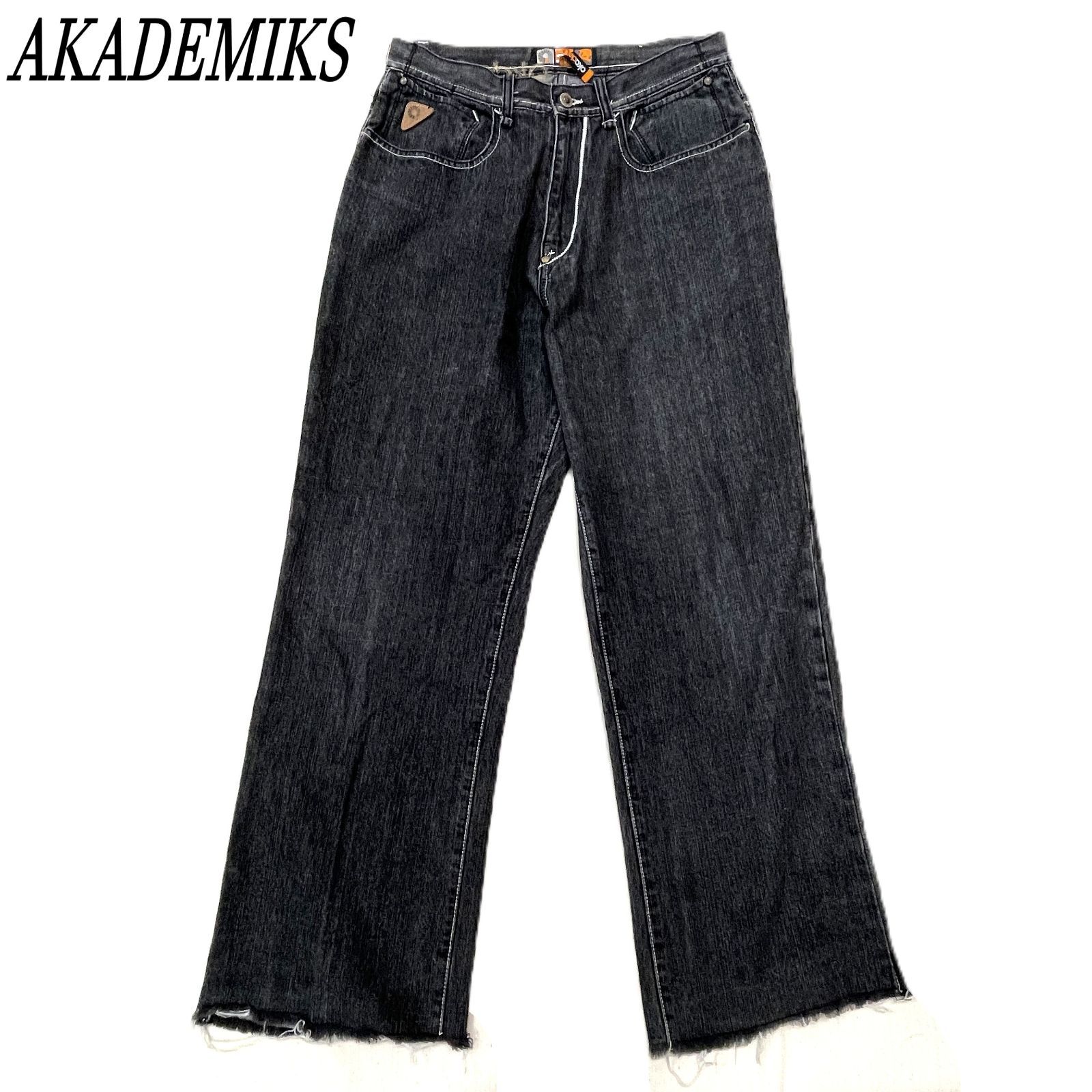 AKADEMIKS アカデミクス バギーパンツ W32 B系 チカ―ノ BLK/ブラック 