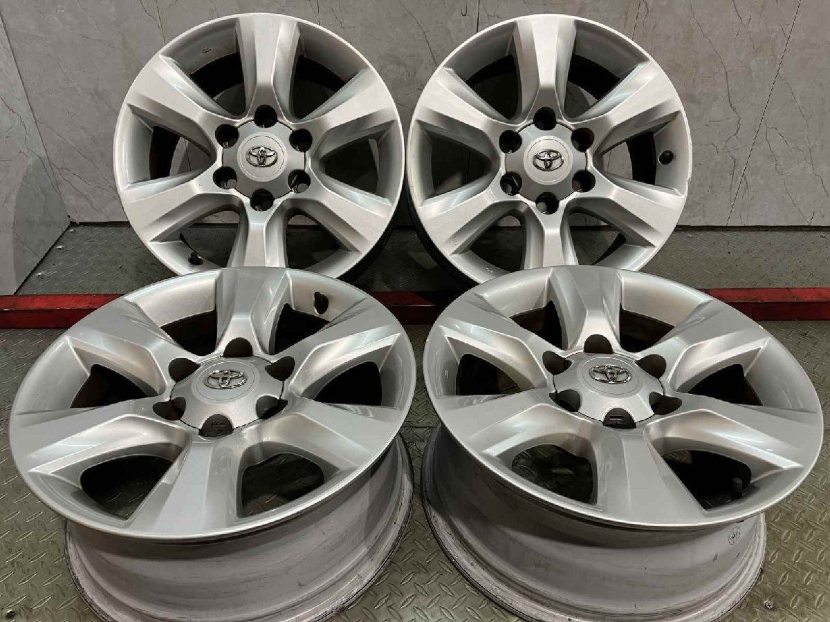 TOYOTA トヨタ 150ランクルプラド 中期 純正ホイール 17インチ 4本 7.5 