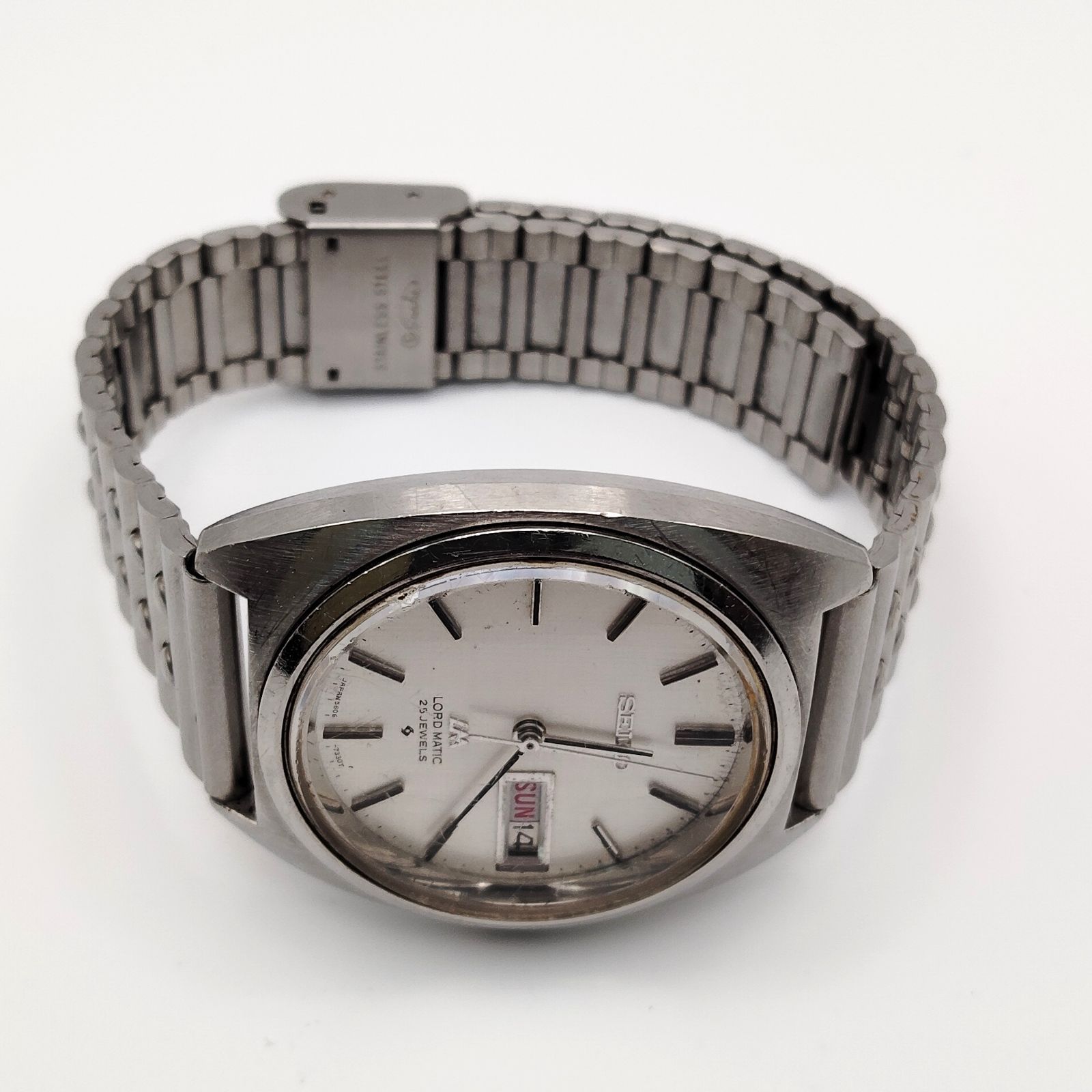 稼働品 SEIKO セイコー ロードマチック LM 5606-7140 自動巻 シルバー