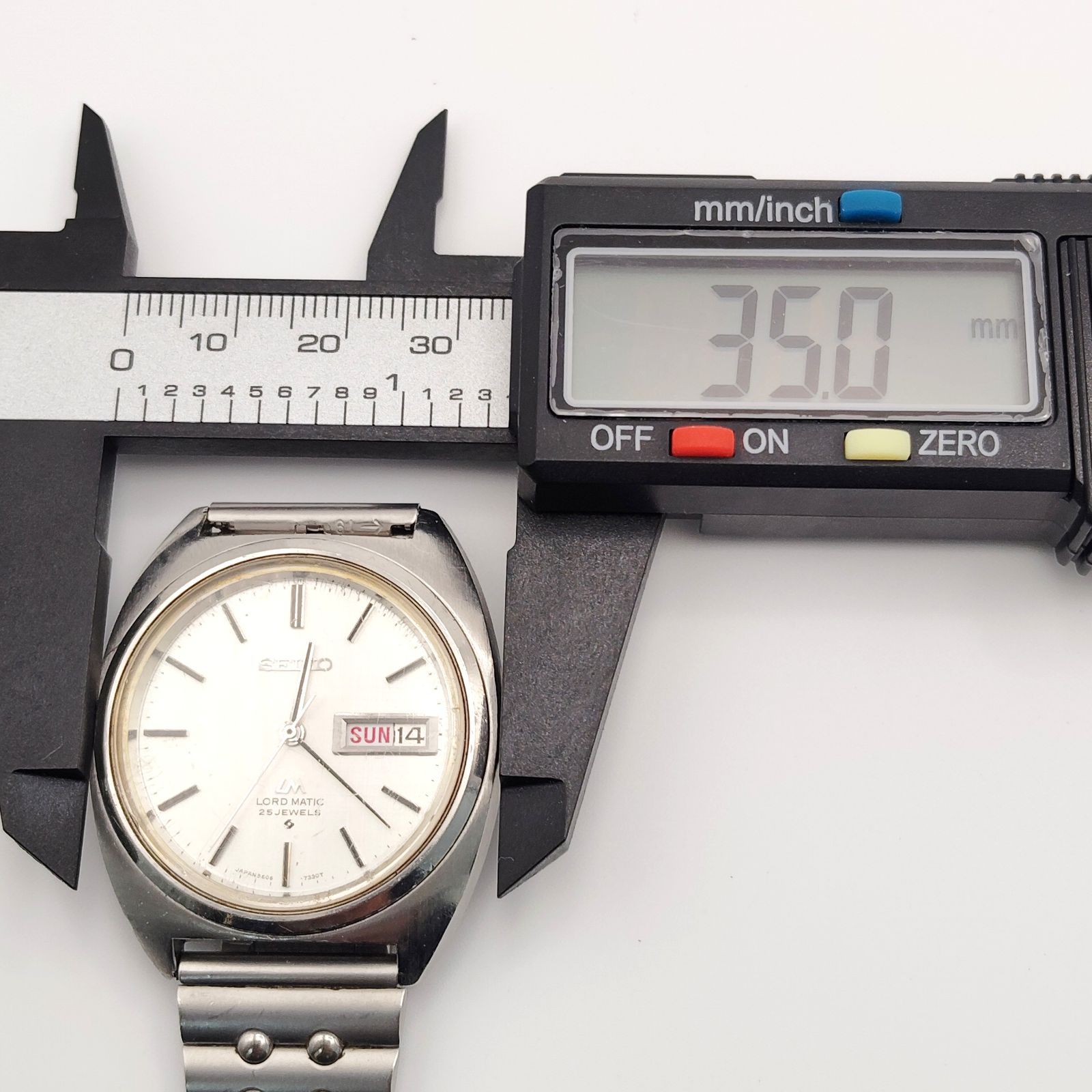 稼働品 SEIKO セイコー ロードマチック LM 5606-7140 自動巻 シルバー