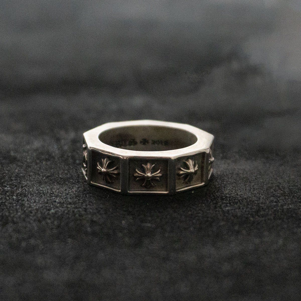 最高級】CHROME HEARTS【ALPHABET BLOCK CH PLS RING】21号 リング 