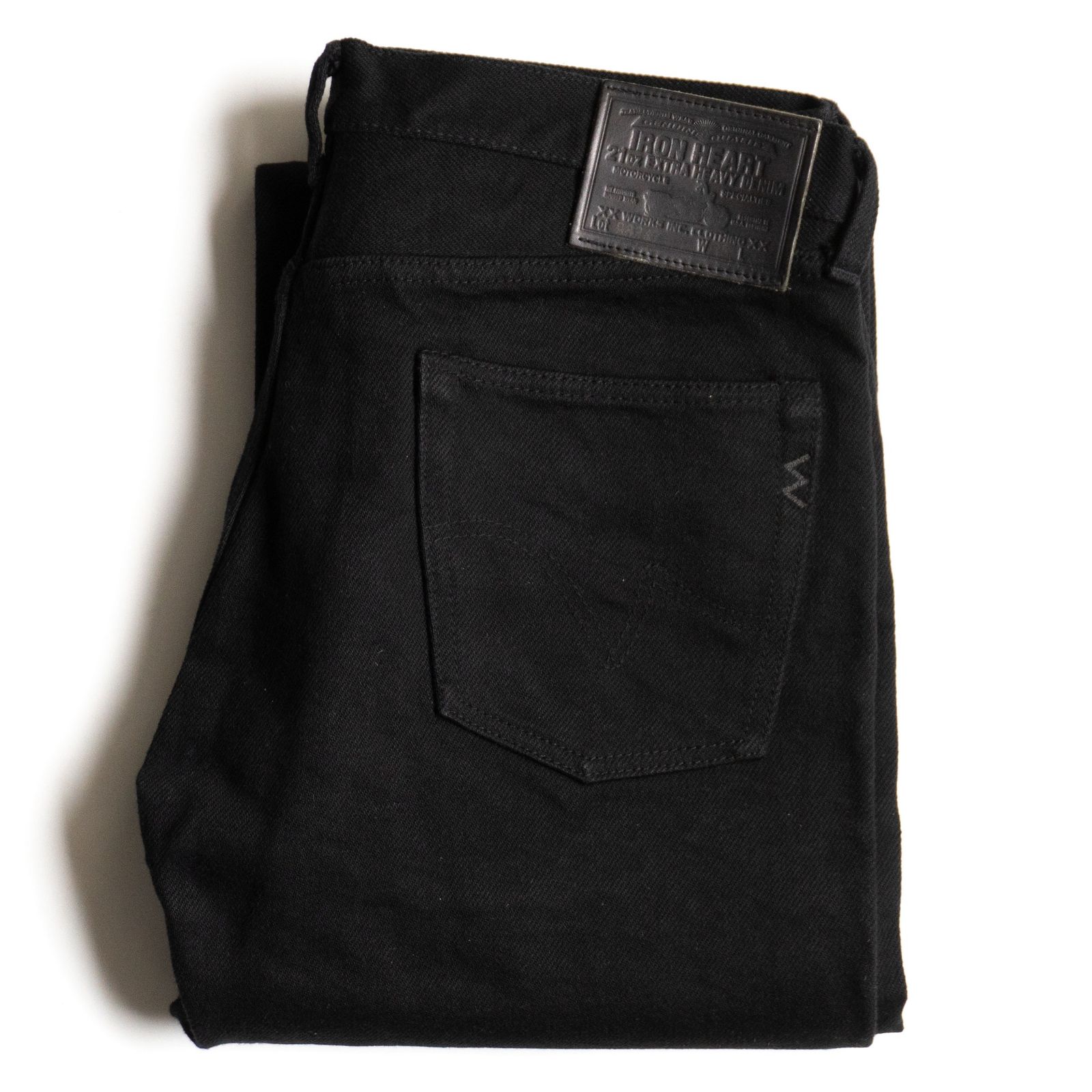 美品】IRON HEART【LOT 9634Z 21oz黒鎧デニム ストレート】W36 L34 