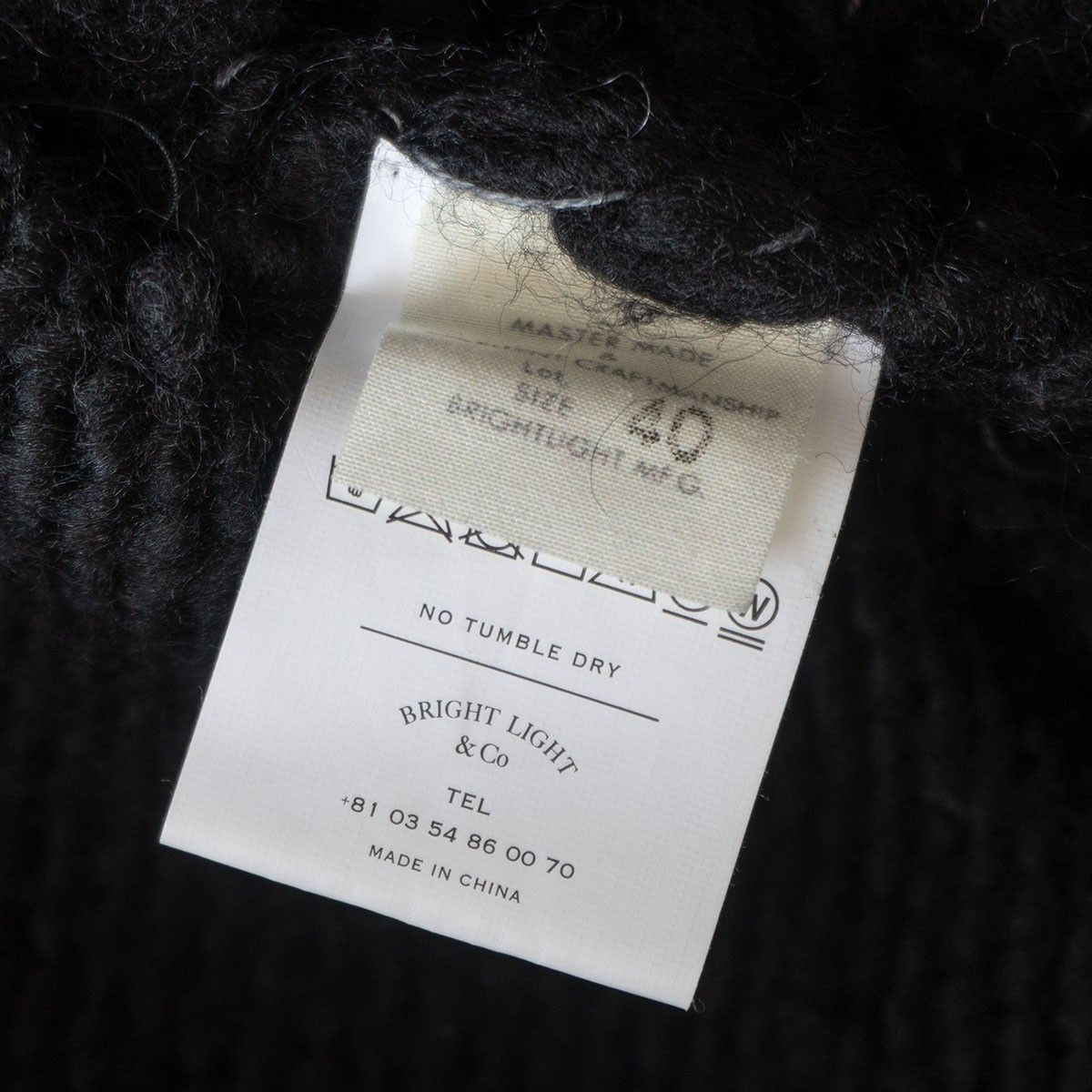極美品】OLD JOE【BOTTLE-NECK HAND COWCHAINSWEATER】40 オールド 