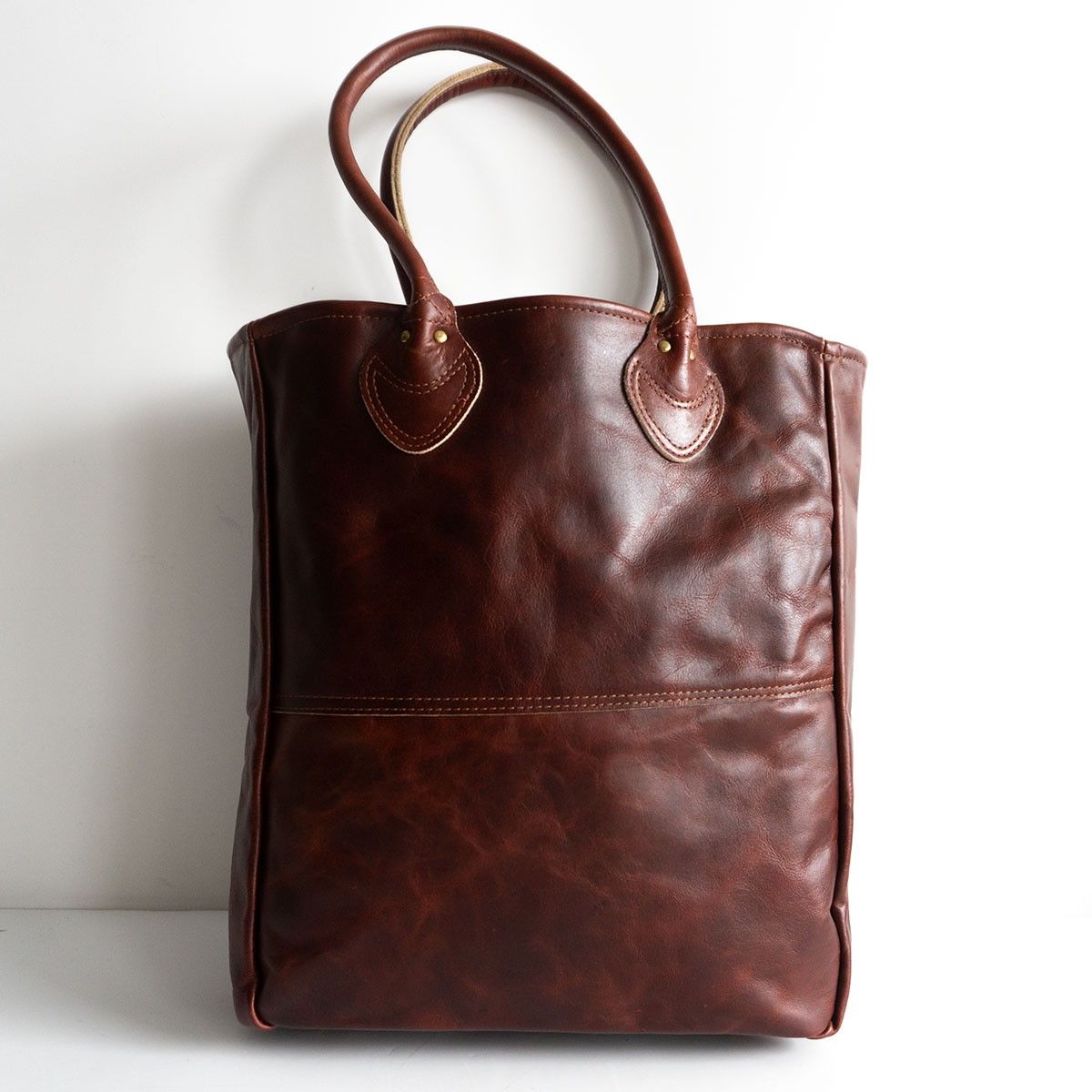美品】VANSON【レザー トートバッグ】ブラウン バンソン 26031084 