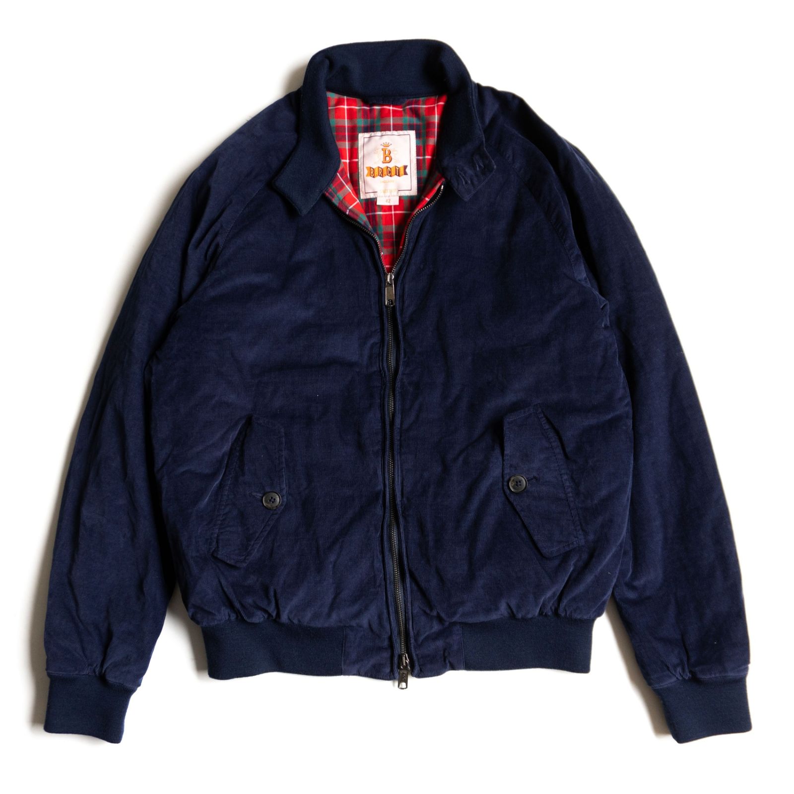 美品】 BARACUTA 【G9 中綿 コーデュロイ スウィングトップ ハリントン 