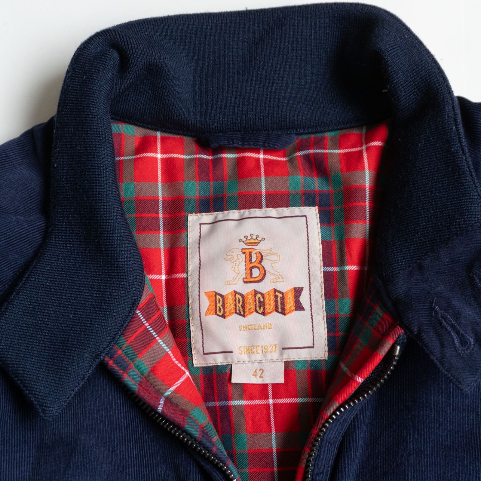 美品】 BARACUTA 【G9 中綿 コーデュロイ スウィングトップ ハリントン 