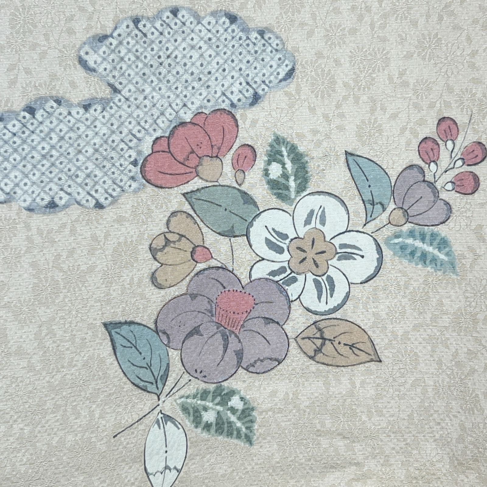 小紋 辻が花 着物 - メルカリ