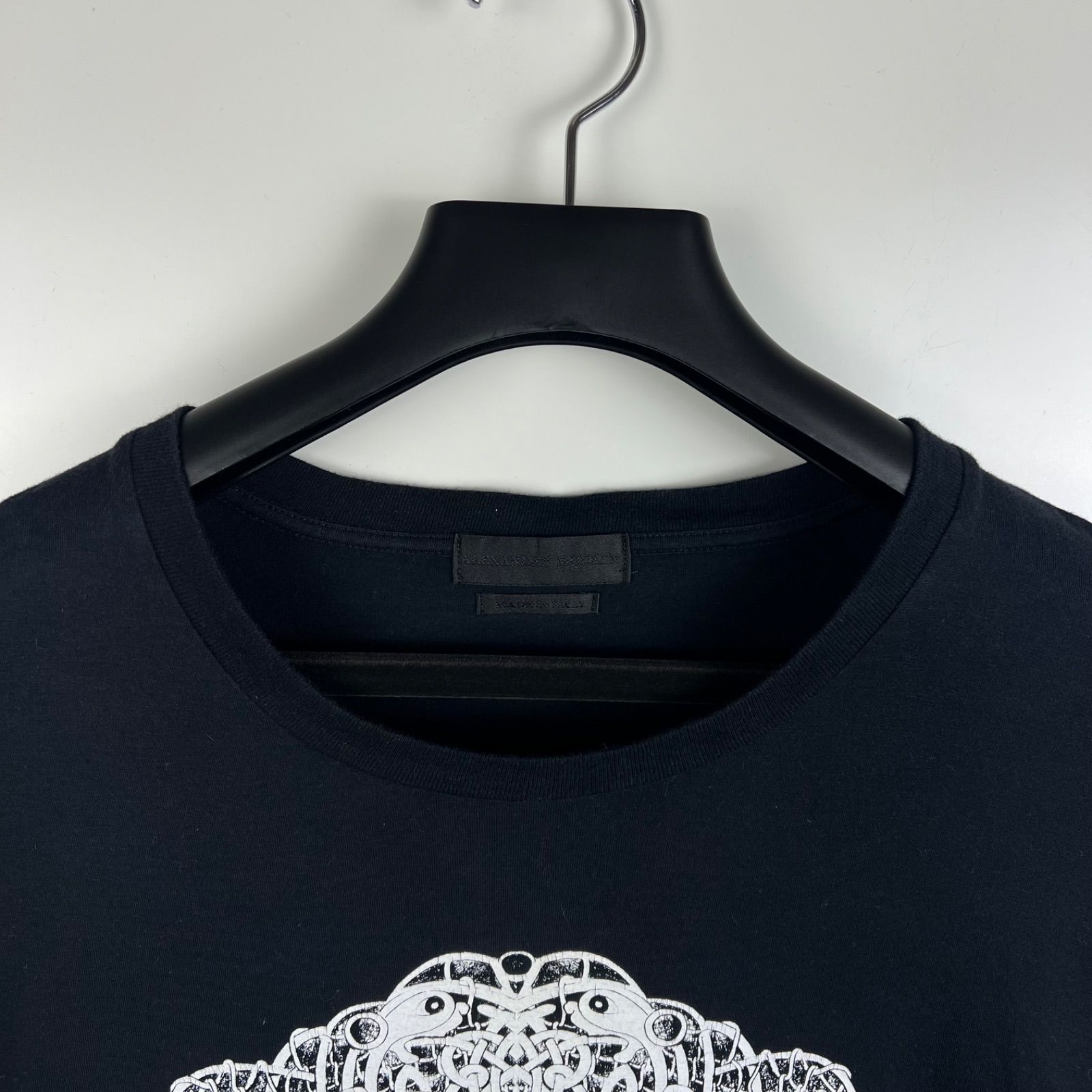 Alexander McQueen スカル ロンT イタリア製 archive ALEXANDER MCQUEEN 2010 archive skull graphic L/S Tee L