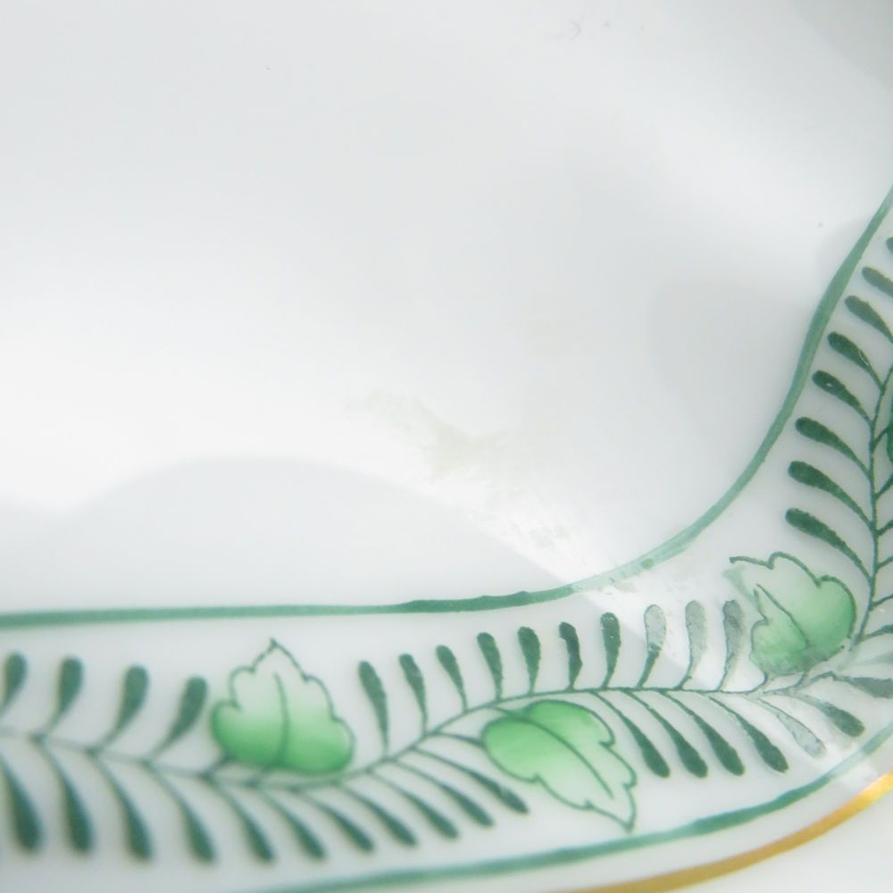 美品 Herend ヘレンド インドの華 FV トライアングルディッシュ 美品 Herend ヘレンド インドの華 FV トライアングルディッシュ