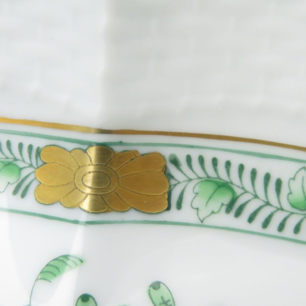 美品 Herend ヘレンド インドの華 FV トライアングルディッシュ 美品 Herend ヘレンド インドの華 FV トライアングルディッシュ