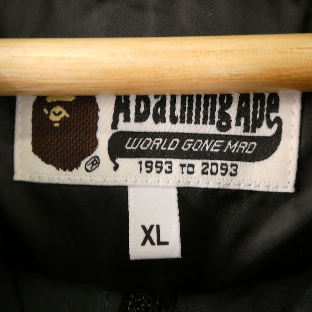 美品 A BATHING APE アベイシングエイプ ダウンベスト XL ポリエステル