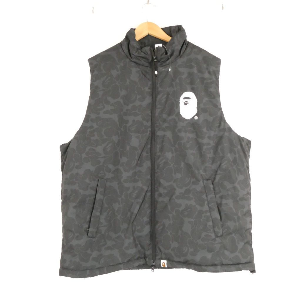 美品 A BATHING APE アベイシングエイプ ダウンベスト XL ポリエステル 