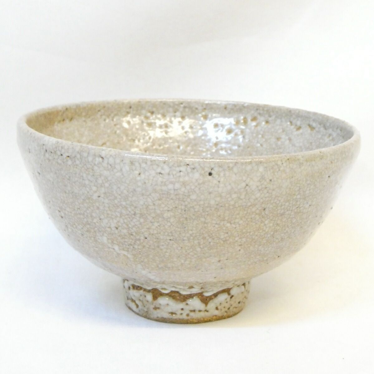 韓国人間文化財】樊川窯 安東五作 高麗 井戸茶碗 梅花皮 茶道具【中古