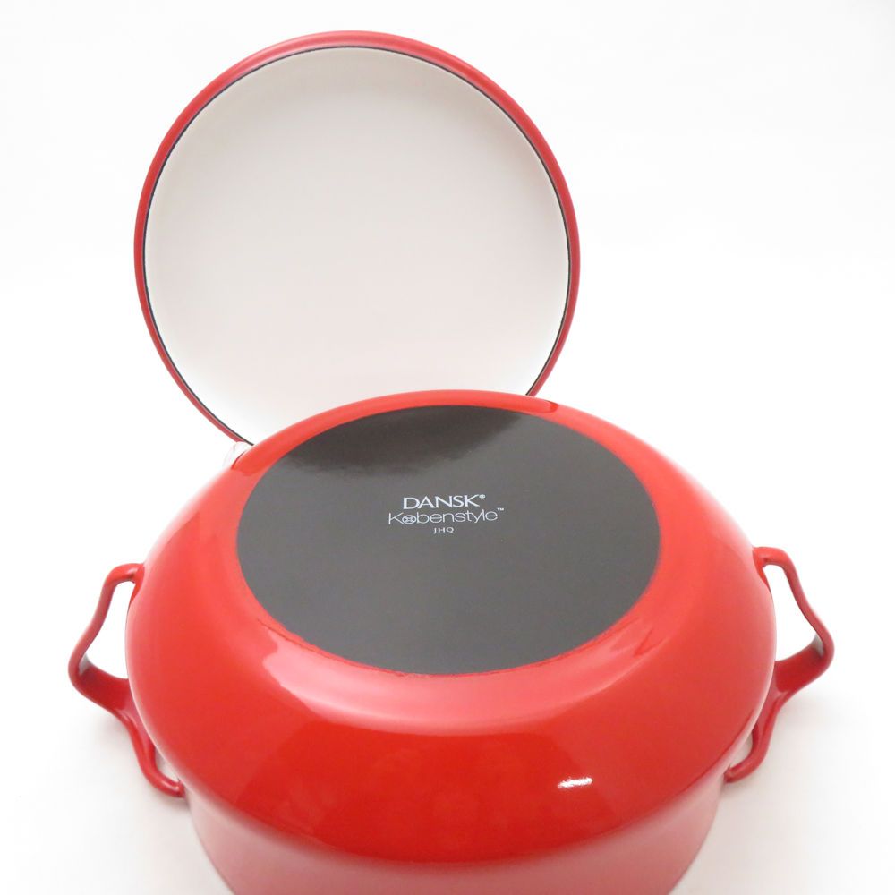 未使用 DANSK ダンスク コベンスタイル 両手鍋 18cm チリレッド 