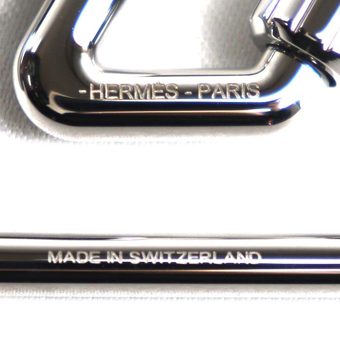 HERMES エルメス H トゥ スピード キーリング シルバー レディース