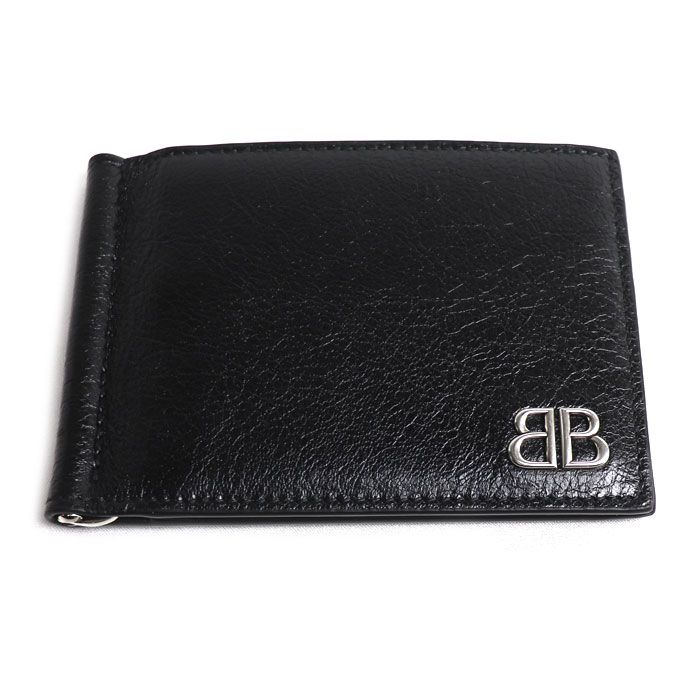 BALENCIAGA バレンシアガ モナコ マネークリップ式二つ折り財布 二
