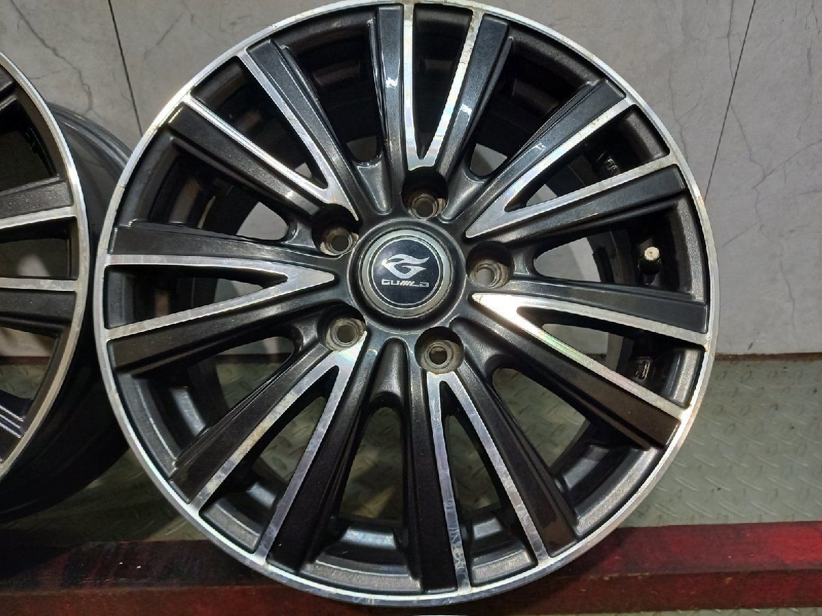 Weds GYLE ウェッズ ガイル 社外ホイール 15インチ 4本 6J5HPCD114.3+53 ブラポリ ノア ヴォクシー フリード エスクァイア等　(MHA716)クレジットカード QRコード決済可能 Weds GYLE ウェッズ ガイル 社外ホイール 15インチ 4本 6J5HPCD114.3+