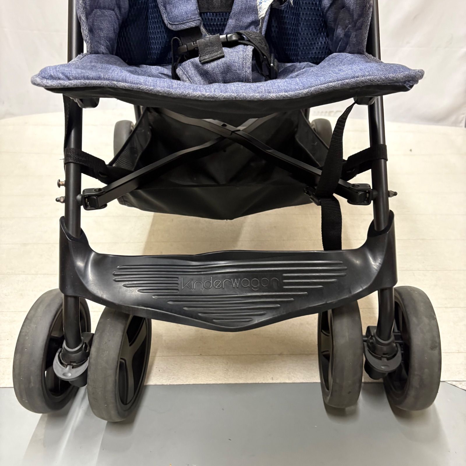 日本育児 キンダーワゴン DUO シティHOP2 2人乗り トイザらス デニム