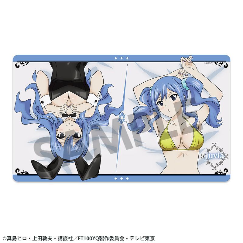 FAIRY TAIL 100年クエスト ラバーマット ジュビア・ロクサー 新品】FAIRY TAIL 100年クエスト 描き下ろしラバーマット ジュビア