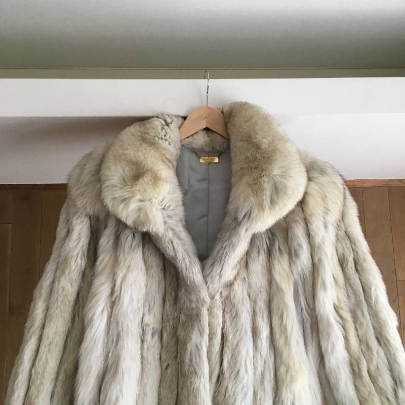 美品 SAGA FOX サガフォックス 毛皮 フォックス ファー コートF