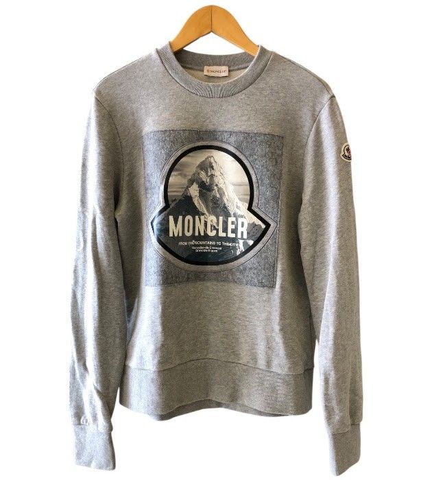 美品/MONCLER モンクレール/スウェット/サイズS グレー トレーナー 