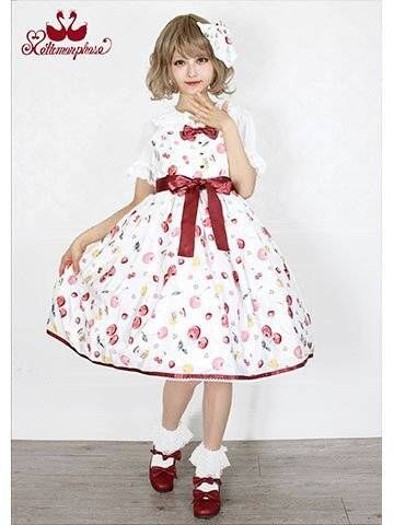 新品 Metamorphose メタモルフォーゼ リボンジャンパー スカート