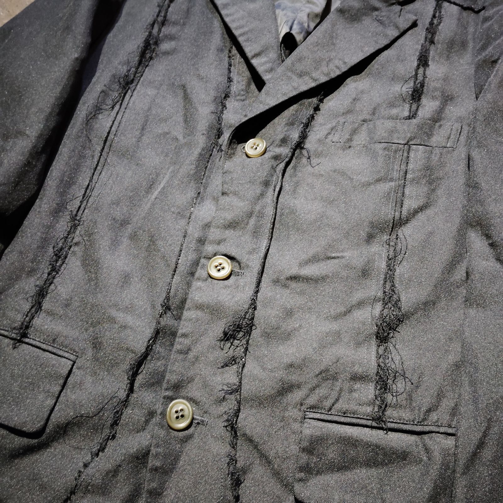 COMME des GARCONS HOMME DEUX 2020ss カットオフデザイン ポリ縮 3B