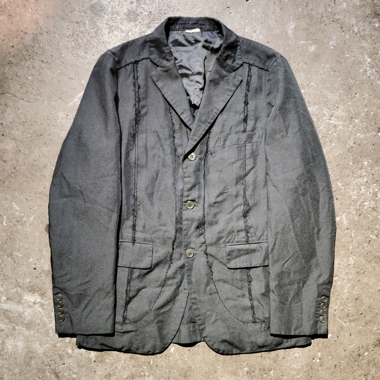 COMME des GARCONS HOMME DEUX 2020ss カットオフデザイン ポリ縮 3B