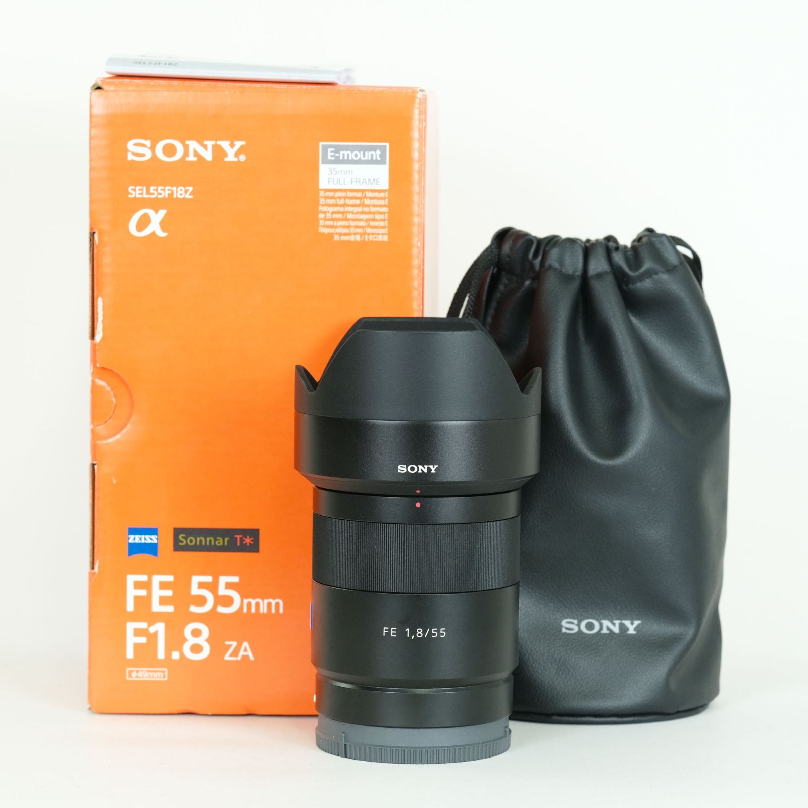 美品] SONY Sonnar T* FE 55mm F1.8 ZA SEL55F18Z | SONY Eマウント 